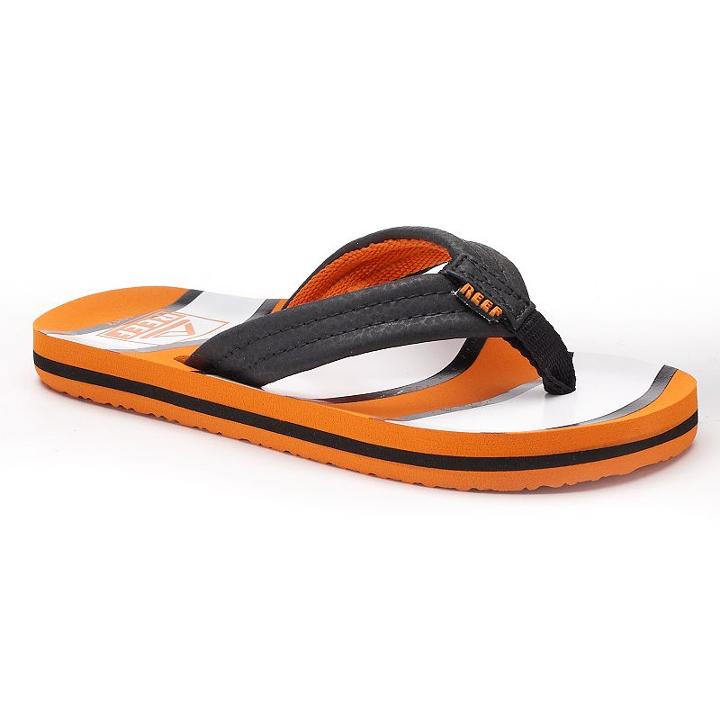Reef Ahi Boy's Sandals, Size: 2-3, Med Yellow
