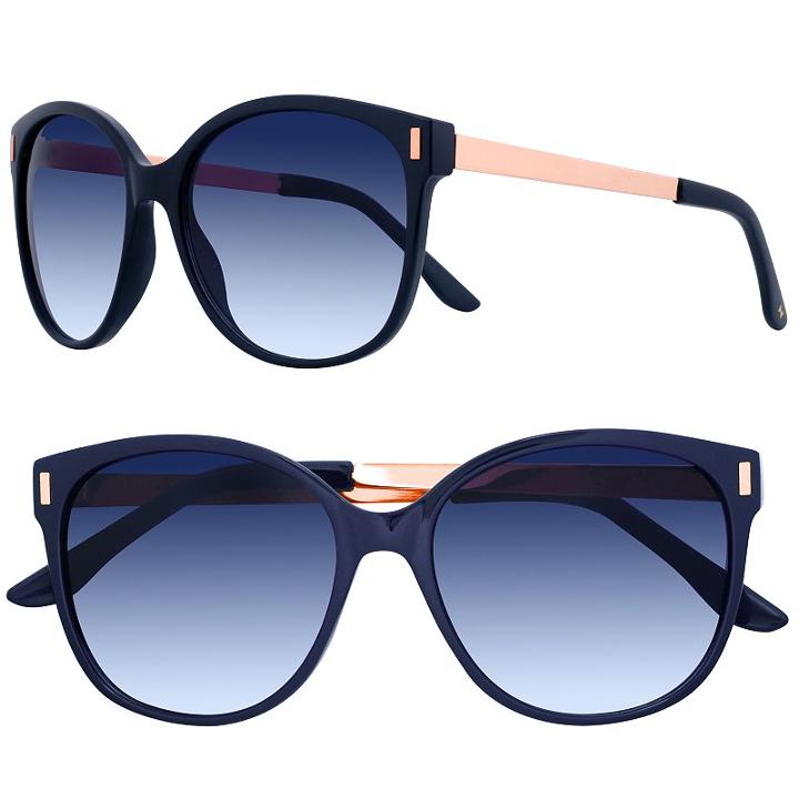Lc Lauren Conrad 56mm Mallard Modified Cat-eye Gradient Sunglasses, Blue