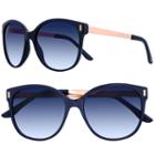 Lc Lauren Conrad 56mm Mallard Modified Cat-eye Gradient Sunglasses, Blue