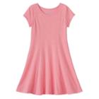 Girls 4-10 Jumping Beans&reg; Princess Seam Skater Dress, Size: 6x, Med Pink