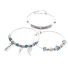 Free Spirit Bangle Bracelet Set, Women's, Blue