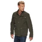 Men's Urban Republic Microfiber 4-pocket Safari Jacket, Size: Medium, Dark Green
