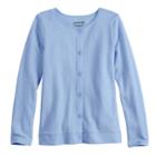Girls 4-10 Jumping Beans&reg; Button-front Cardigan, Size: 8, Light Blue