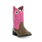 Laredo Mahaska Girls' Cowboy Boots, Kids Unisex, Size: 10 T, Beig/green (beig/khaki)