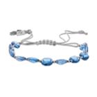 Simply Vera Vera Wang Beaded Slipknot Bracelet, Women's, Blue