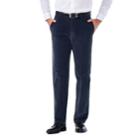 Men's Haggar Classic-fit Stretch Expandable Waistband Corduroy Pants, Size: 42x30, Med Blue