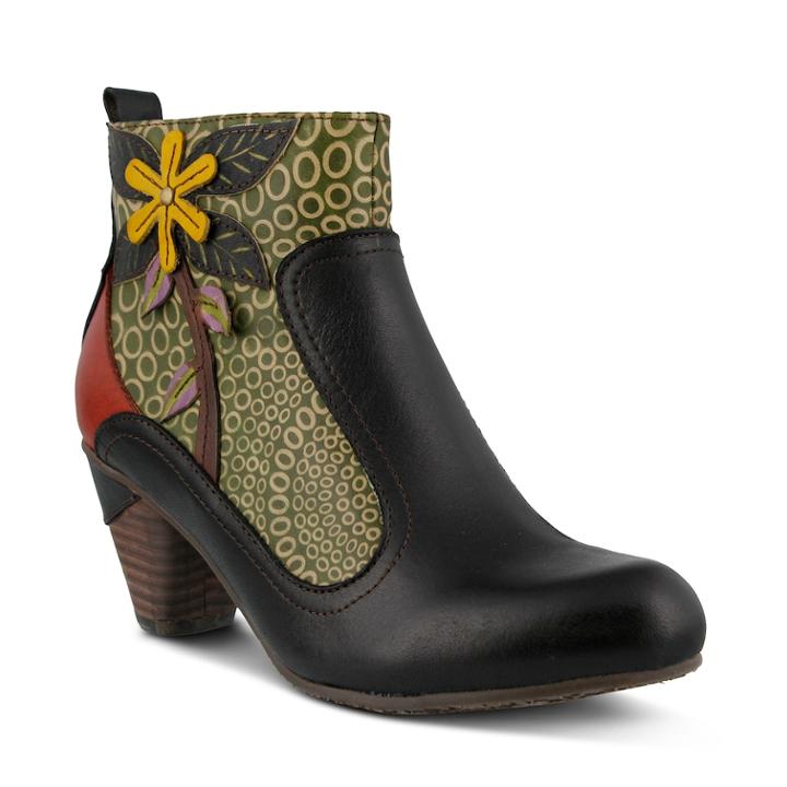 L'artiste By Spring Step Dramatic Women's Ankle Boots, Size: 39, Black
