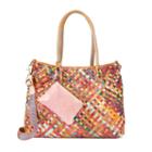 Amerileather Porter Leather Tote, Women's, Rainbow