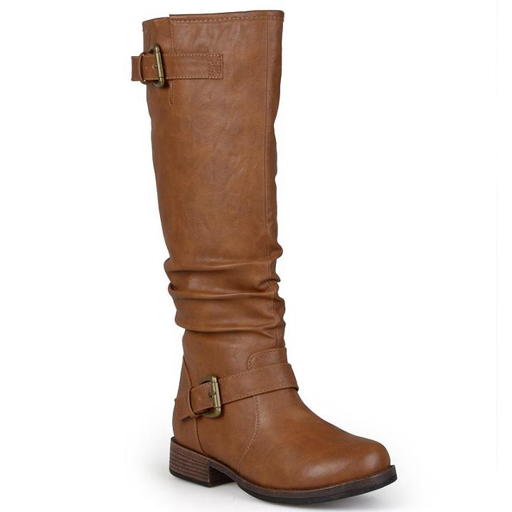 Journee Collection Stormy Women's Knee-high Boots, Girl's, Size: 7.5 Wc, Brown