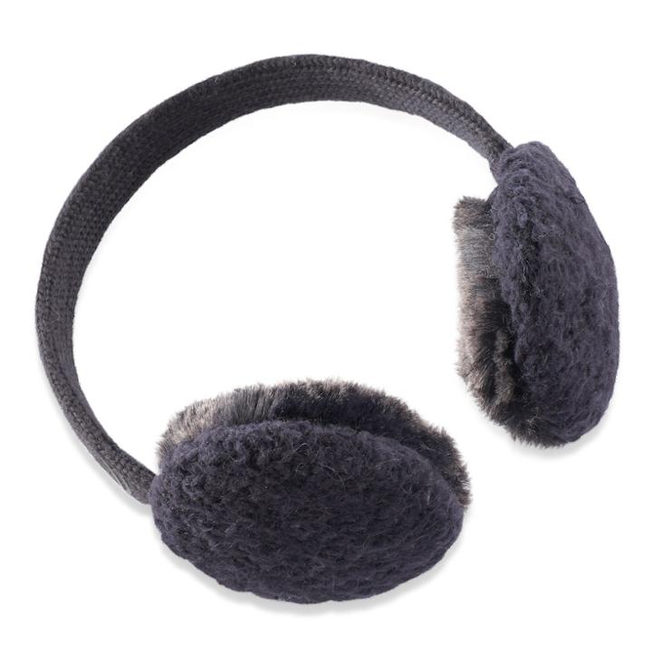 Women's Cuddl Duds Knit Earmuffs, Black