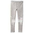 Girls 4-8 Carter's Printed Leggings, Size: 4, Light Grey