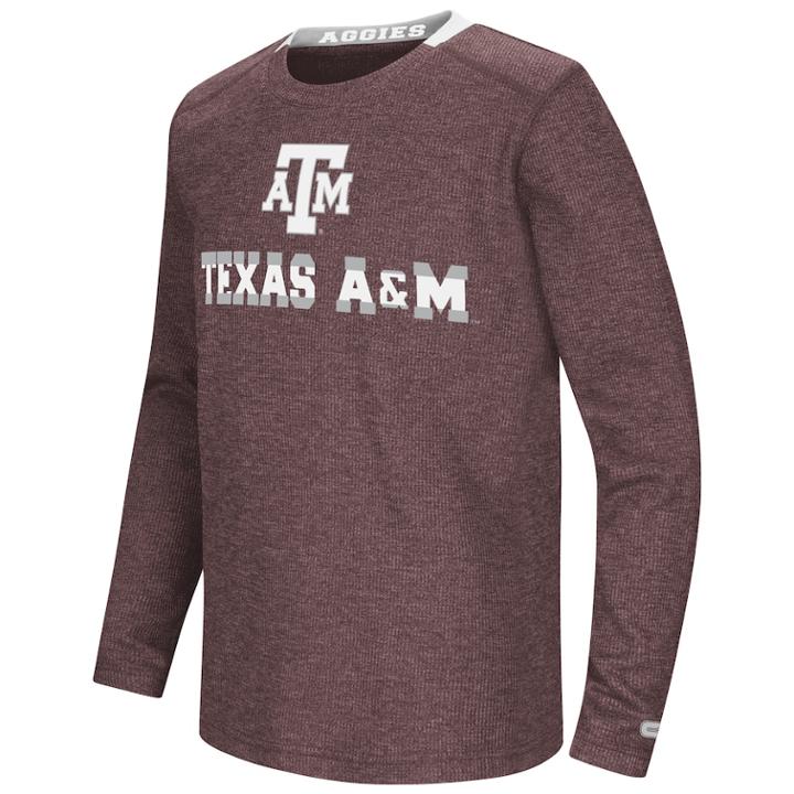 Boys 8-20 Texas A & M Aggies Wordmark Tee, Size: S(8/10), Dark Red