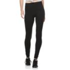 Juniors' Pink Republic Seamless Lined Leggings, Teens, Size: Medium, Black