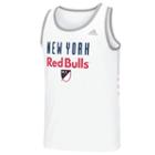 Men's Adidas New York Red Bulls Finish Fan Wear Tank Top, Size: Xl, White