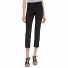 Juniors' Joe B Stacked Zipper Ankle Pants, Girl's, Size: Small, Black