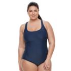 Plus Size Nike Epic Trainer One-piece Swimsuit, Women's, Size: 1xl, Turquoise/blue (turq/aqua)