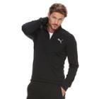 Men's Puma Stretchlite Slim-fit Performance Quarter-zip Pullover, Size: Medium, Black