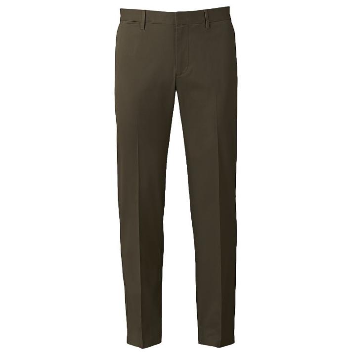 Men's Apt. 9&reg; Slim-fit Performance Stretch Chino Flat-front Pants, Size: 36x29, Green