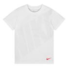 Boys 4-7 Nike Dri-fit Metallic Mesh Tee, Size: 4, White