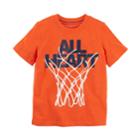 Boys 4-8 Carter's All Heart Basketball Hoop Graphic Tee, Size: 7, Orange