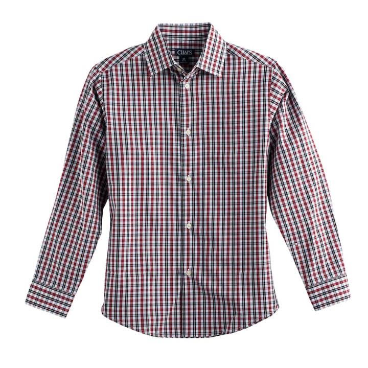 Boys 8-20 Chaps Button-down Shirt, Size: 18-20, Dark Red