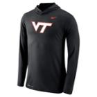 Men's Nike Virginia Tech Hokies Dri-fit Hooded Tee, Size: Large, Black
