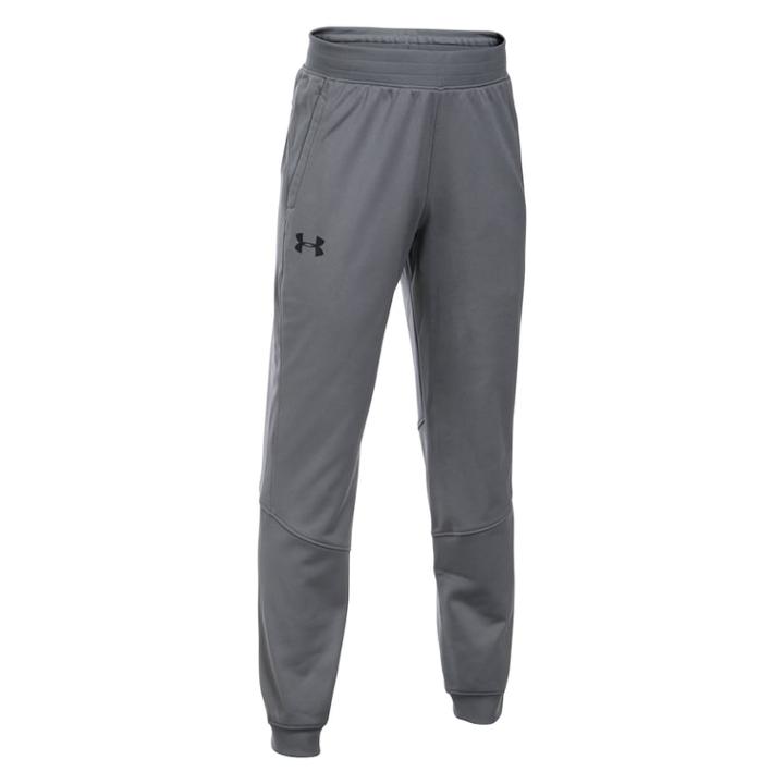 Boys 8-20 Under Armour Interval Jogger Pants, Size: Small, Silver