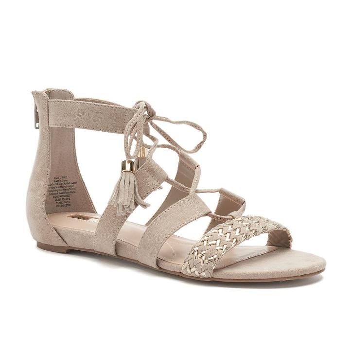 Jennifer Lopez Ella Women's Sandals, Size: 10, Beig/green (beig/khaki)