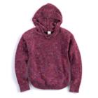 Girls Plus Size Mudd&reg; Lace-up Chenille Sweater Hoodie, Size: 18 1/2, Purple