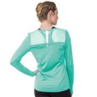 Women's Soybu Endurance Peek-a-boo Racerback Long Sleeve Tee, Size: Small, Lt Green