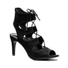 Style Charles By Charles David Zita Women's Lace-up High Heels, Girl's, Size: Medium (6.5), Black