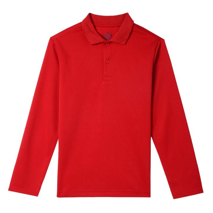 Boys 8-20 Chaps Performance Polo, Size: 8, Red