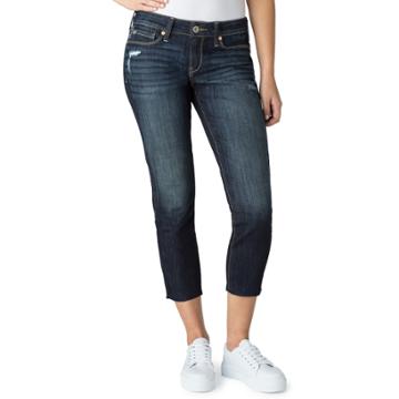 Juniors' Denizen From Levi's&reg; Cropped Jeans, Size: 3, Dark Blue