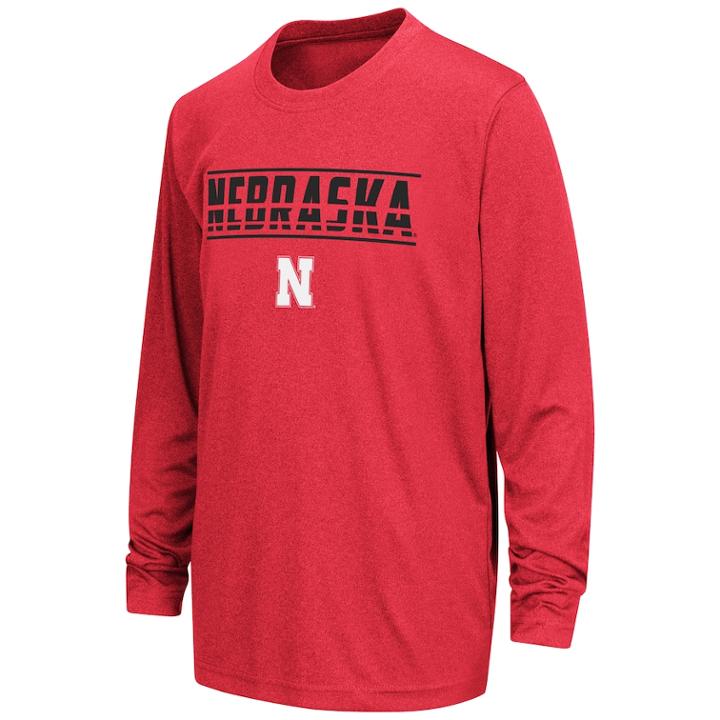 Boys 8-20 Nebraska Cornhuskers Drone Tee, Size: S(8/10), Med Red