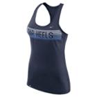 Women's Nike North Carolina Tar Heels Dri-fit Touch Tank Top, Size: Xl, Blue (navy)