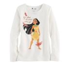 Disney's Pocahontas Girls 4-7 Fringe Graphic Tee By Jumping Beans&reg;, Size: 6, Lt Beige