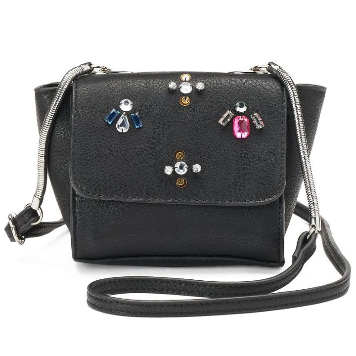 Candie's Elodie Mini Crossbody Bag, Women's, Grey