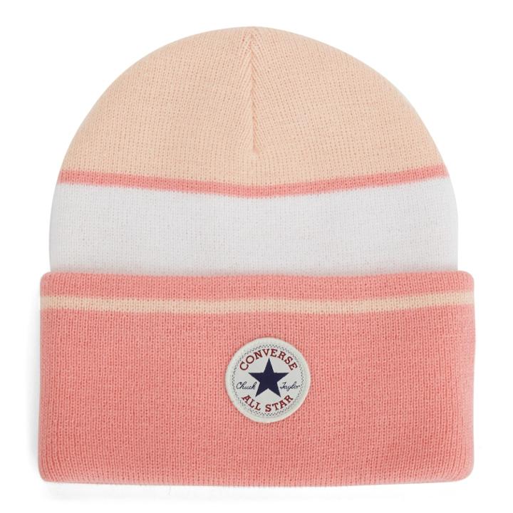 Converse Chuck Taylor Block Knit Cap, Women's, Light Pink Size Onesize