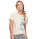 Women's Sonoma Goods For Life&trade; Graphic Crewneck Tee, Size: Large, Lt Beige