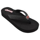 Women's Virginia Cavaliers Venice Beach Flip-flops, Size: 8, Black