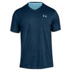 Mens' Under Armour Tech V-neck Tee, Size: Small, Brt Blue