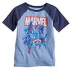 Boys 4-10 Jumping Beans&reg; Marvel Avengers Raglan Graphic Tee, Size: 7, Blue (navy)
