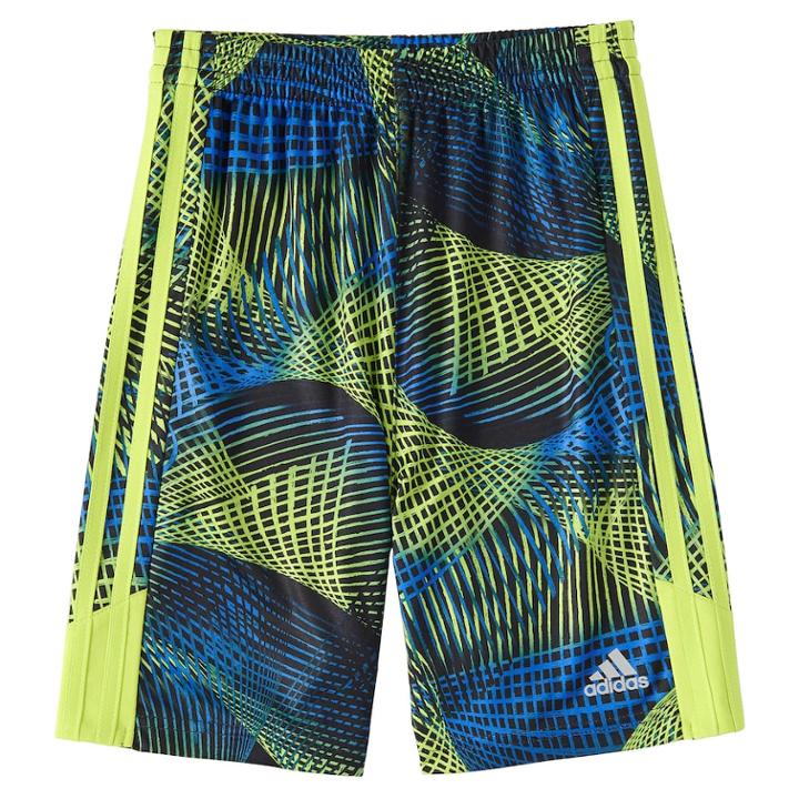 Boys 4-7x Adidas Amplified Abstract Shorts, Size: 7x, Brt Yellow
