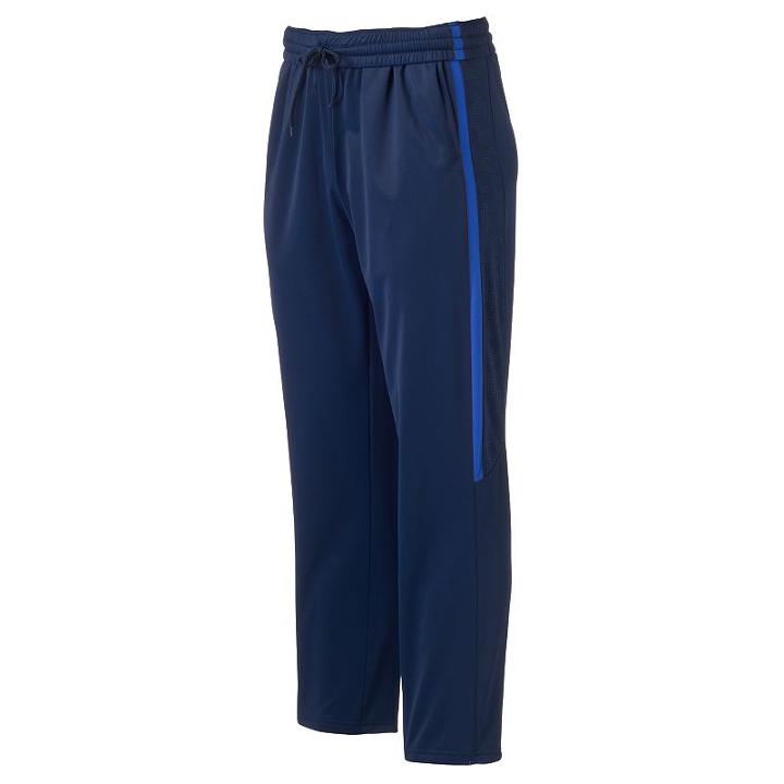Big & Tall Tek Gear&reg; Embossed Tricot Active Pants, Men's, Size: 3xl Tall, Blue (navy)