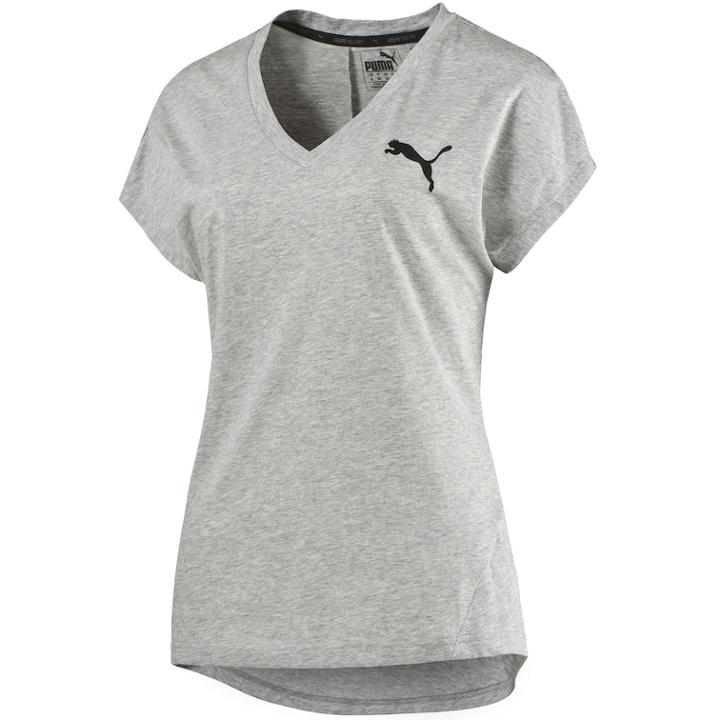 Women's Puma Elevated Sporty Tee, Size: Xs, Grey Other
