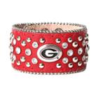Women's Georgia Bulldogs Glitz Cuff Bracelet, Red