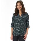 Juniors' Iz Byer California Roll-tab Pleated Shirt, Teens, Size: Xl, Dot