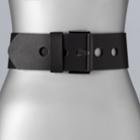 Women's Simply Vera Vera Wang Wide Waist Belt, Size: Large, Black
