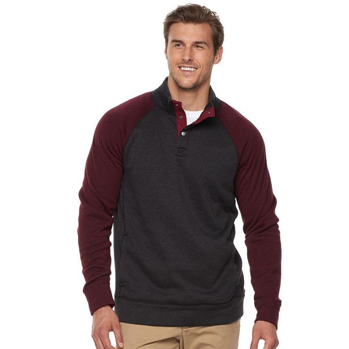Big & Tall Sonoma Goods For Life&trade; Supersoft Sweater Pullover, Men's, Size: Xl Tall, Black