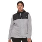 Plus Size Fila Sport&reg; Fleece Jacket, Women's, Size: 2xl, Med Grey